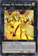 Number 100: Numeron Dragon - RA01-EN039 - Quarter Century Secret Rare - 1st Edition